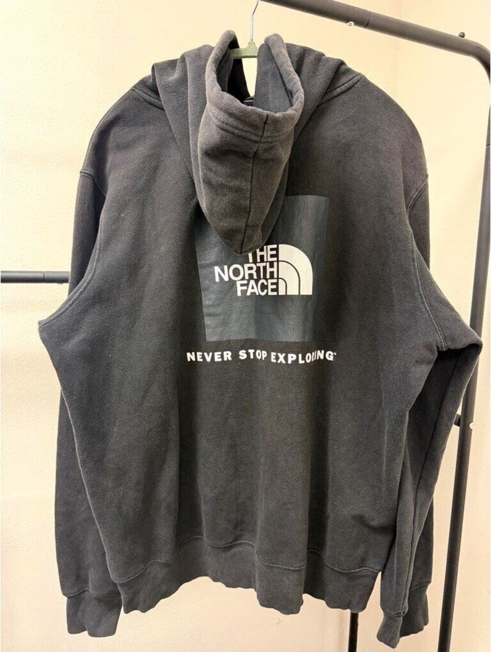 The North Face Never Stop Exploring Black Pullover Hoodie Men's L - Picture 2 of 6